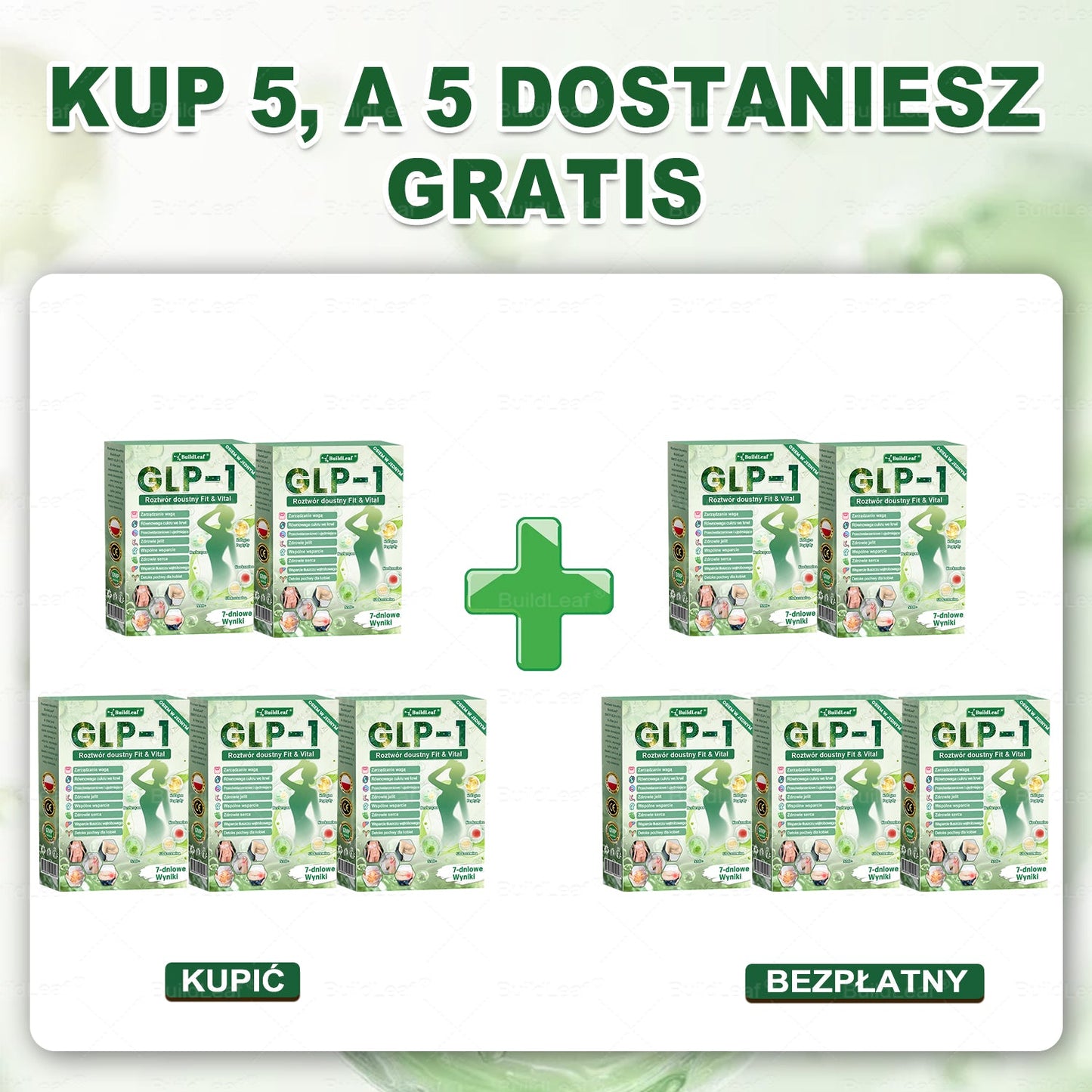 ✅BuildLeaf® GLP-1 8-w-1 Fit & Vital Rozwiązanie (Jednorazowe dziennie, widoczne zmiany w ciągu 7 dni) ✅ Otyłość, zdrowie sercowo-naczyniowe, cukrzyca, bezdech senny, zdrowie jelit, problemy ze stawami i inne.