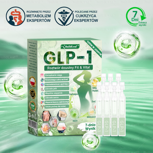 ✅BuildLeaf® GLP-1 8-w-1 Fit & Vital Rozwiązanie (Jednorazowe dziennie, widoczne zmiany w ciągu 7 dni) ✅ Otyłość, zdrowie sercowo-naczyniowe, cukrzyca, bezdech senny, zdrowie jelit, problemy ze stawami i inne.