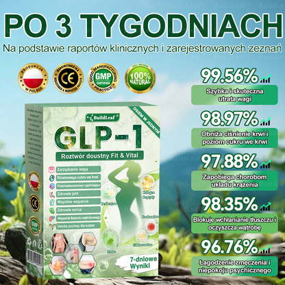 ✅BuildLeaf® GLP-1 8-w-1 Fit & Vital Rozwiązanie (Jednorazowe dziennie, widoczne zmiany w ciągu 7 dni) ✅ Otyłość, zdrowie sercowo-naczyniowe, cukrzyca, bezdech senny, zdrowie jelit, problemy ze stawami i inne.